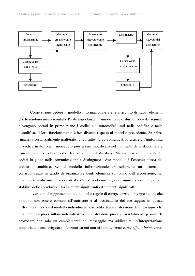 Anteprima della tesi: I fatti e la loro messa in scena: due casi di informazione televisiva a confronto, Pagina 10