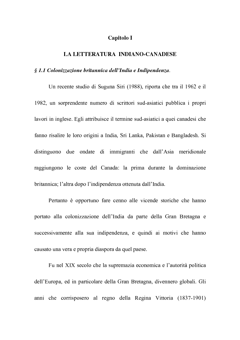 Anteprima della tesi: Rohinton Mistry: un'analisi di Such a Long Journey, Pagina 3