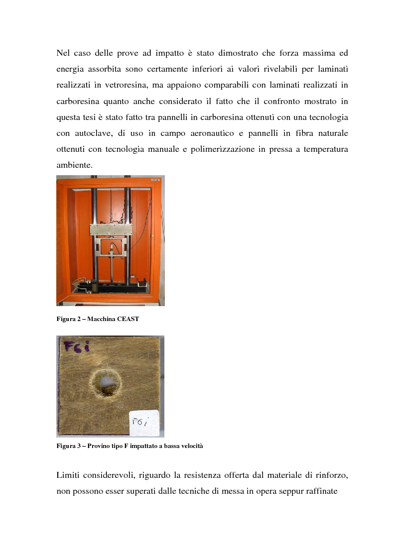 Anteprima della tesi: Valutazione del comportamento meccanico di laminati compositi rinforzati con fibre naturali, Pagina 4