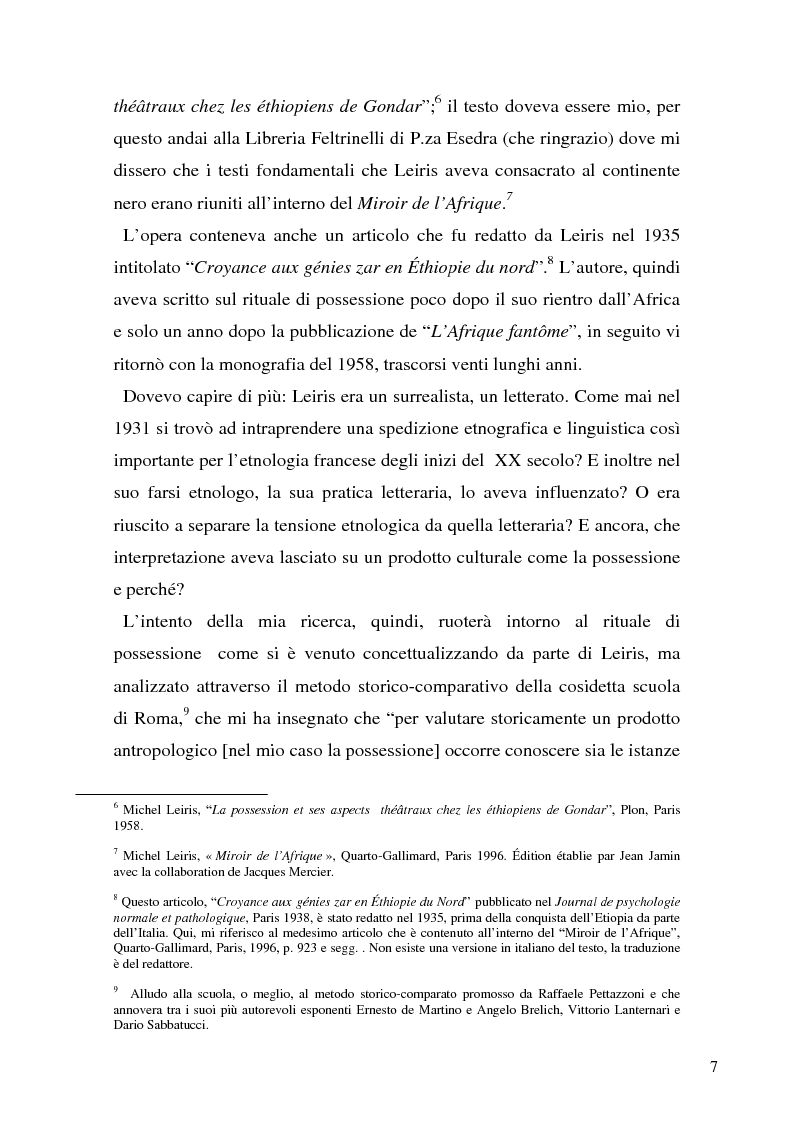 Anteprima della tesi: Rivisitando Michel Leiris: analisi storico-culturale di un autore tra le due guerre, Pagina 3