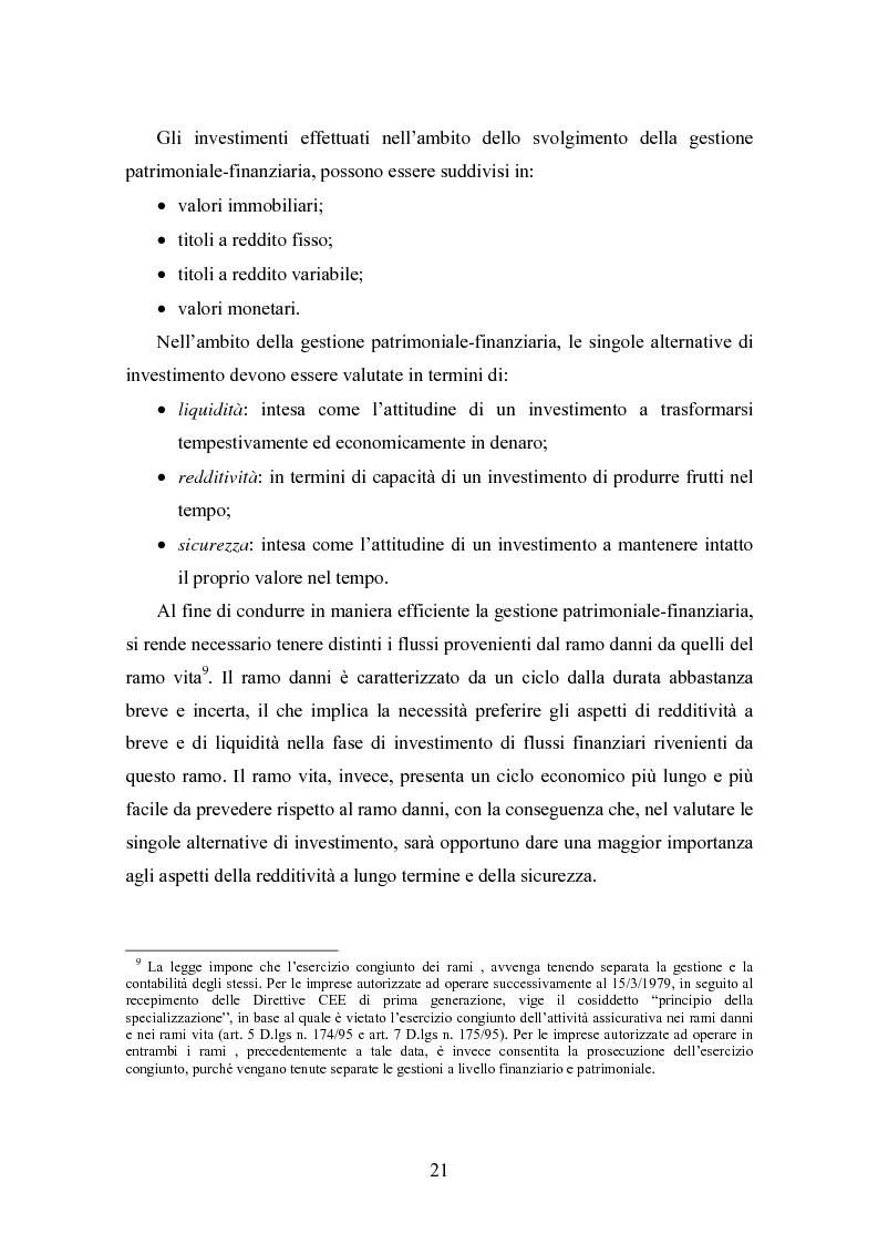 Anteprima della tesi: Il controllo di gestione nelle imprese di assicurazione, Pagina 13