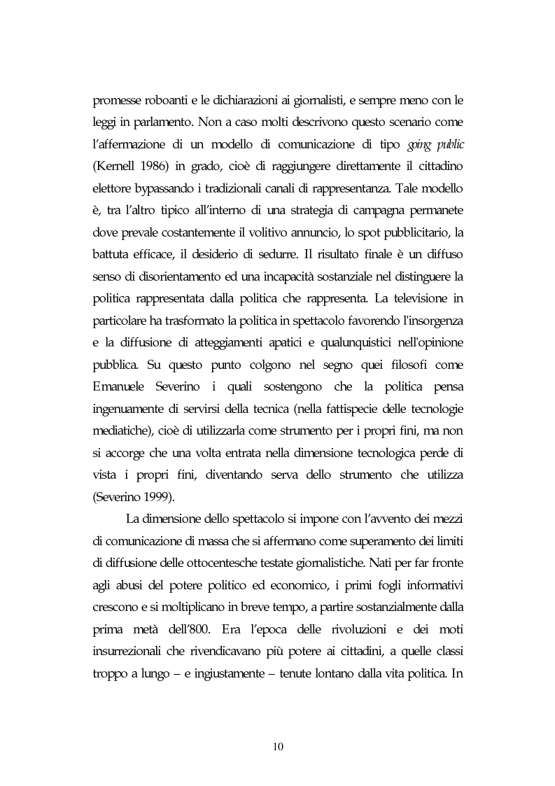 Anteprima della tesi: Metamorfosi della politica e la categoria dello spettacolo in Debord, Pagina 6