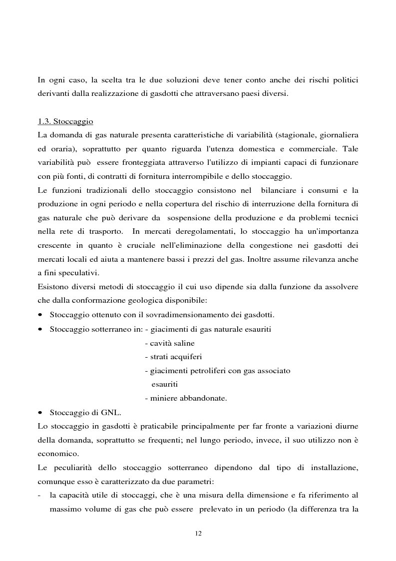 Anteprima della tesi: La deregolamentazione del mercato del gas naturale: il caso degli Stati Uniti, Pagina 8