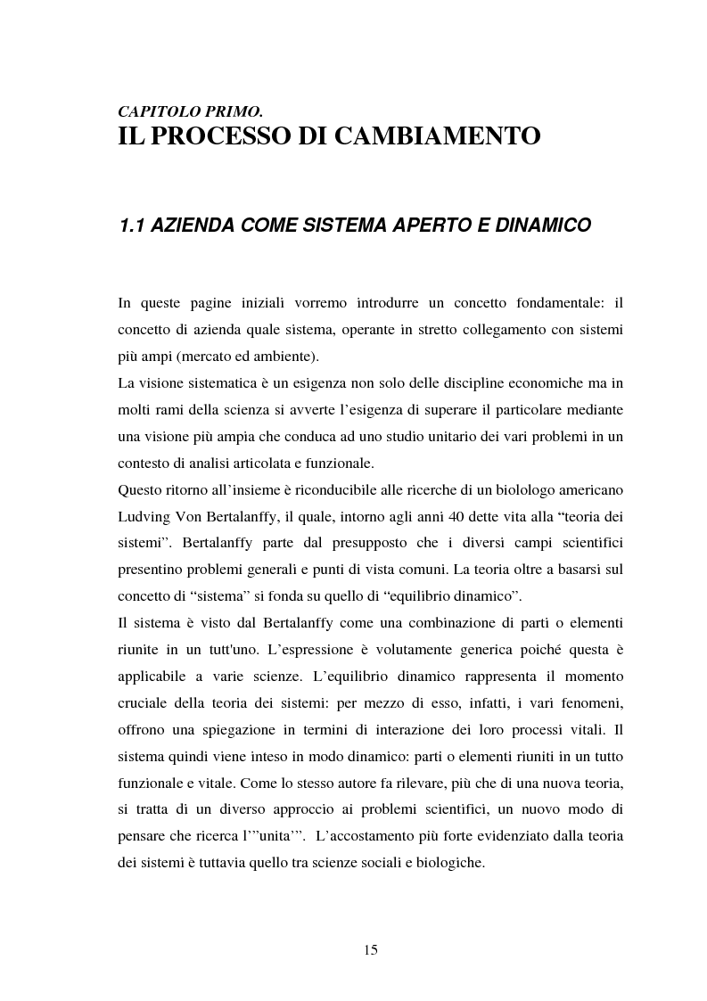 Anteprima della tesi: Le risorse umane e la comunicazione nella gestione dei processi di cambiamento, Pagina 10