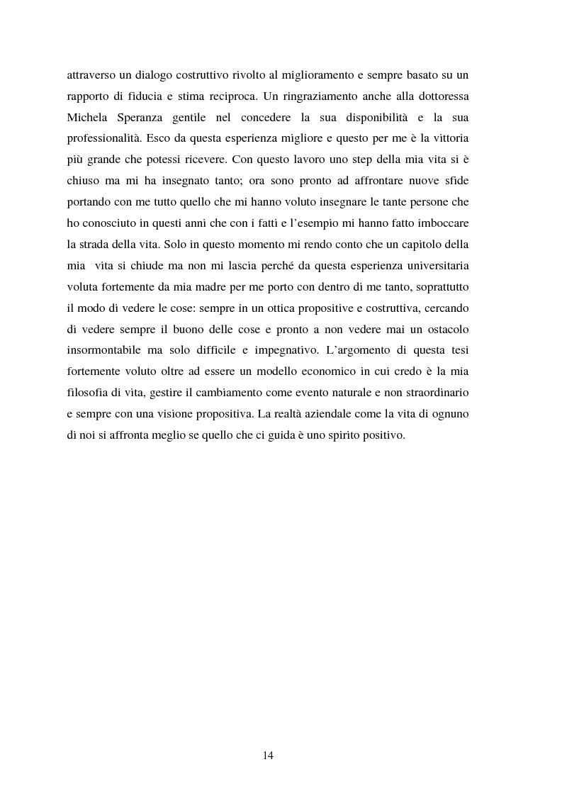 Anteprima della tesi: Le risorse umane e la comunicazione nella gestione dei processi di cambiamento, Pagina 9