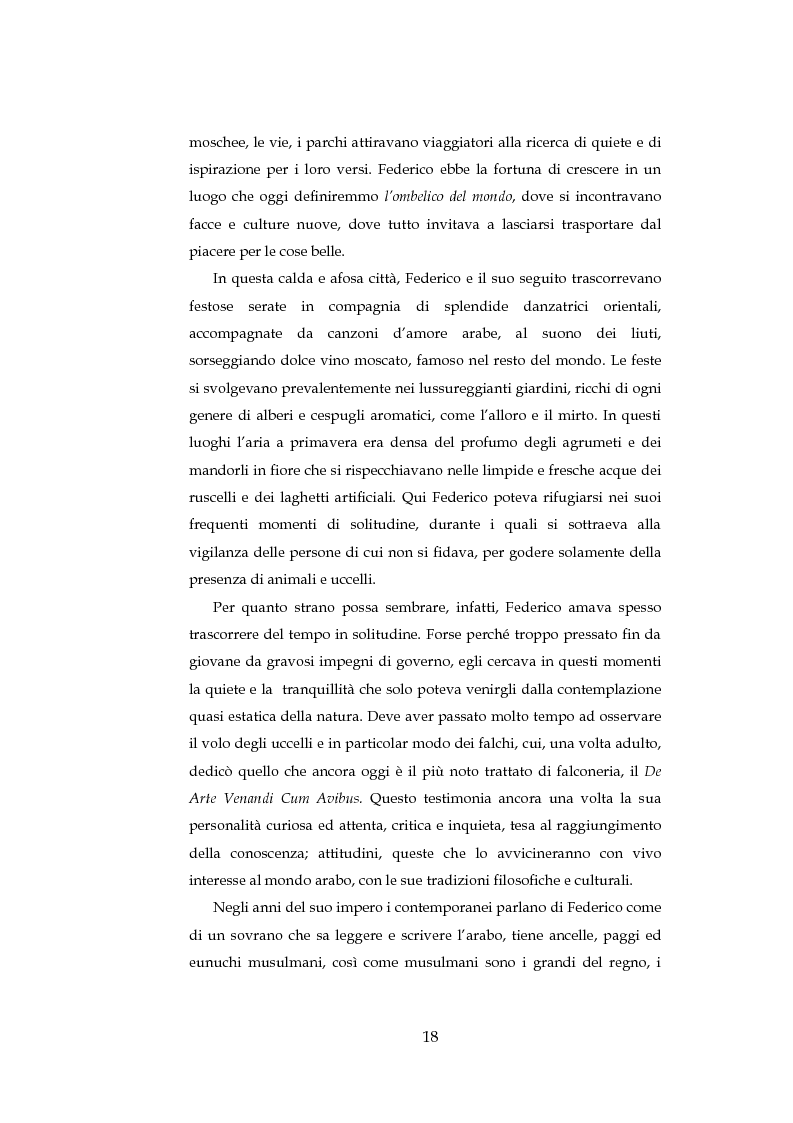 Anteprima della tesi: ''Cavalieri dell'intelletto'' tra potere e cultura: Federico II e Franco Battiato, Pagina 13