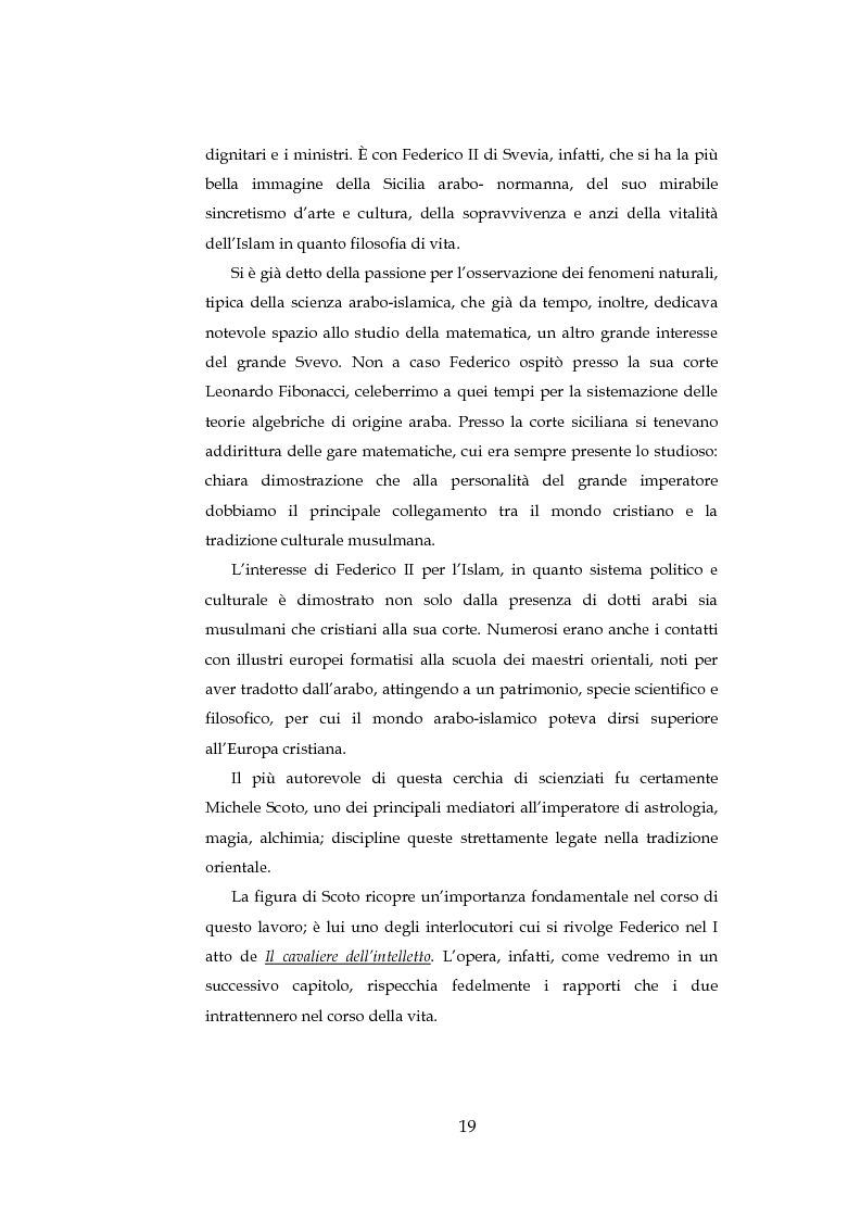 Anteprima della tesi: ''Cavalieri dell'intelletto'' tra potere e cultura: Federico II e Franco Battiato, Pagina 14