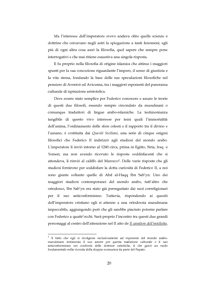 Anteprima della tesi: ''Cavalieri dell'intelletto'' tra potere e cultura: Federico II e Franco Battiato, Pagina 15