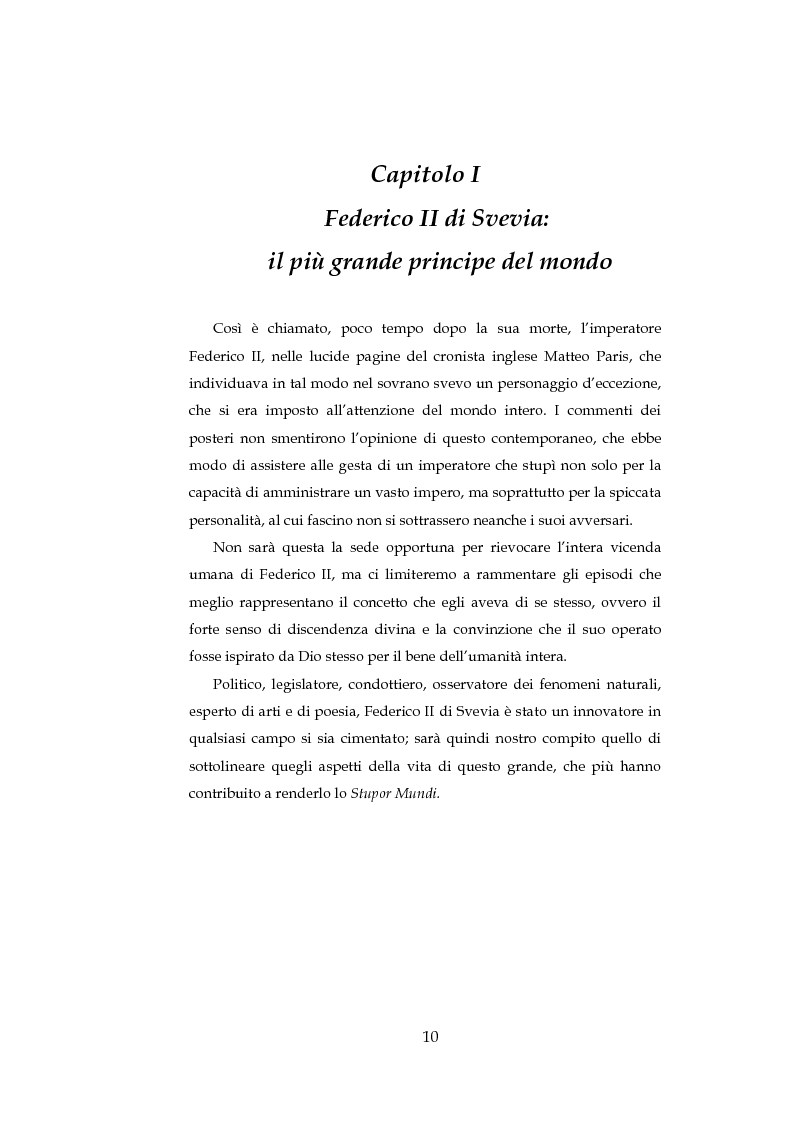Anteprima della tesi: ''Cavalieri dell'intelletto'' tra potere e cultura: Federico II e Franco Battiato, Pagina 5