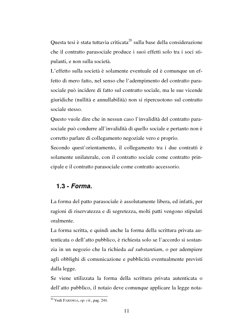 Anteprima della tesi: I patti parasociali, Pagina 11