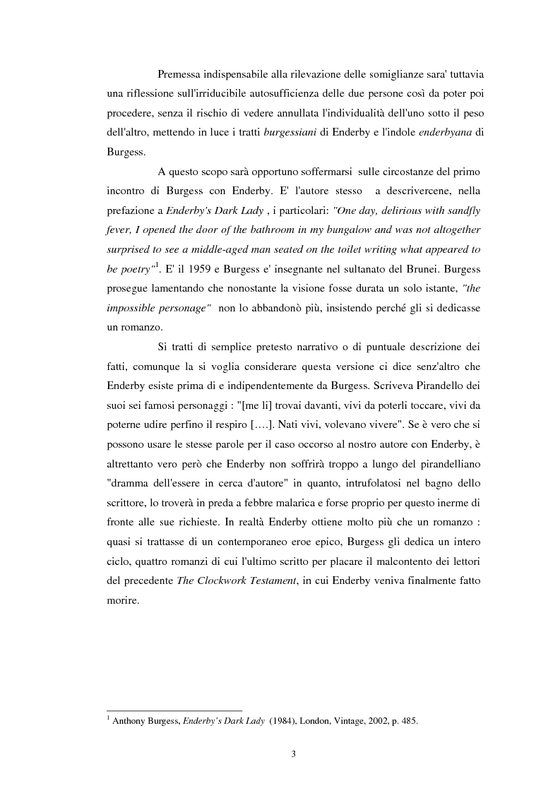 Anteprima della tesi: Anthony Burgess e F. X. Enderby a confronto, Pagina 2