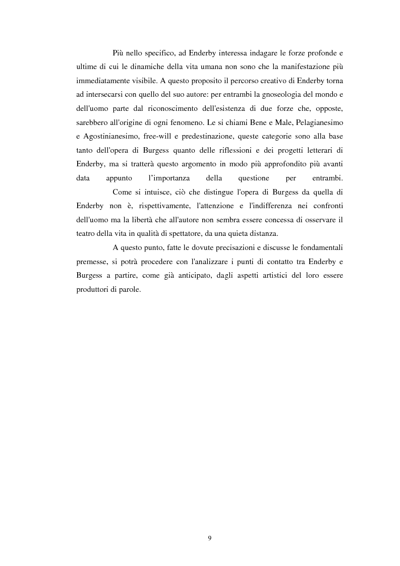 Anteprima della tesi: Anthony Burgess e F. X. Enderby a confronto, Pagina 8