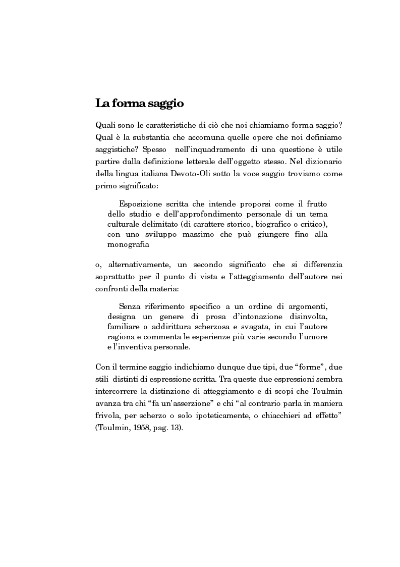 Anteprima della tesi: La forma-saggio nei sistemi ipertestuali informatici, Pagina 4