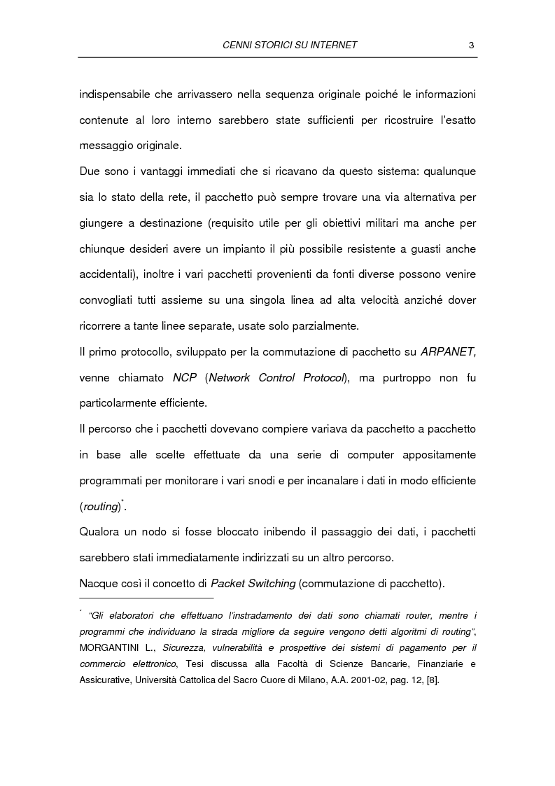 Anteprima della tesi: Il commercio elettronico Business to Consumer: i sistemi di pagamento, Pagina 9