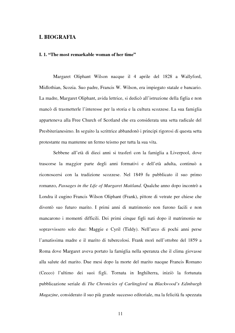 Anteprima della tesi: Margaret Oliphant fra Autobiografia e Romanzo. L'impossibilità di raccontarsi., Pagina 7