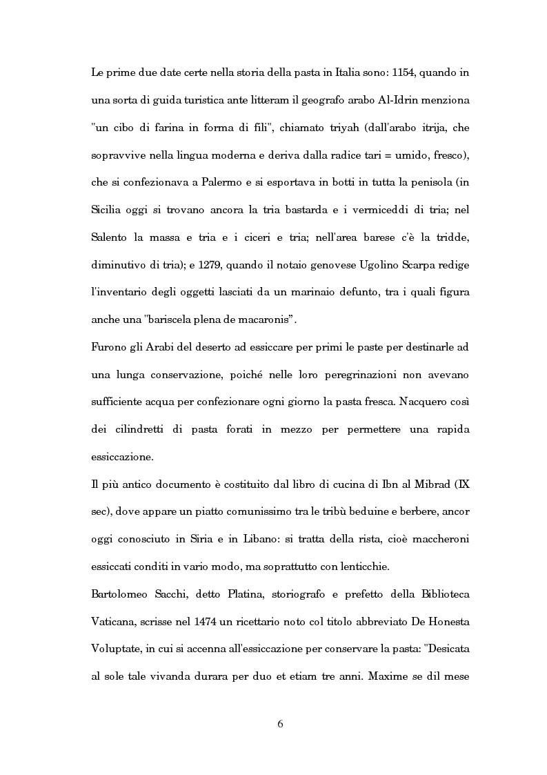 Anteprima della tesi: Caratterizzazione chimica e analisi sensoriale della pasta ottenuta dal farro, Pagina 2