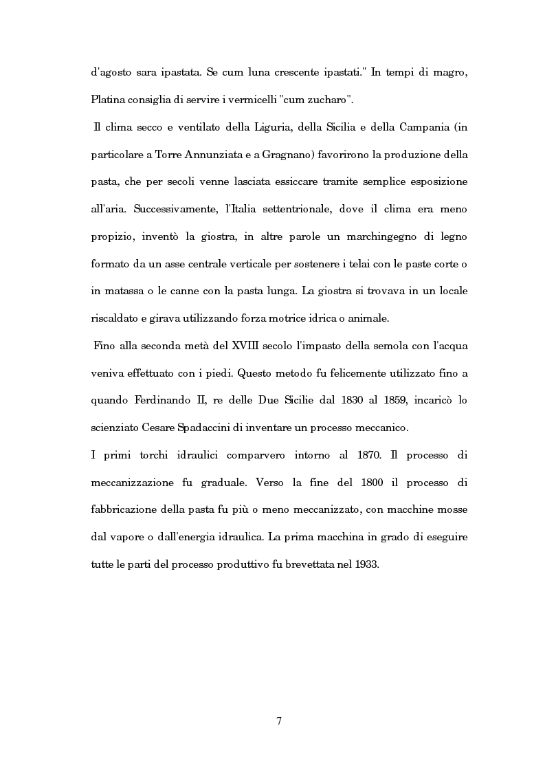 Anteprima della tesi: Caratterizzazione chimica e analisi sensoriale della pasta ottenuta dal farro, Pagina 3