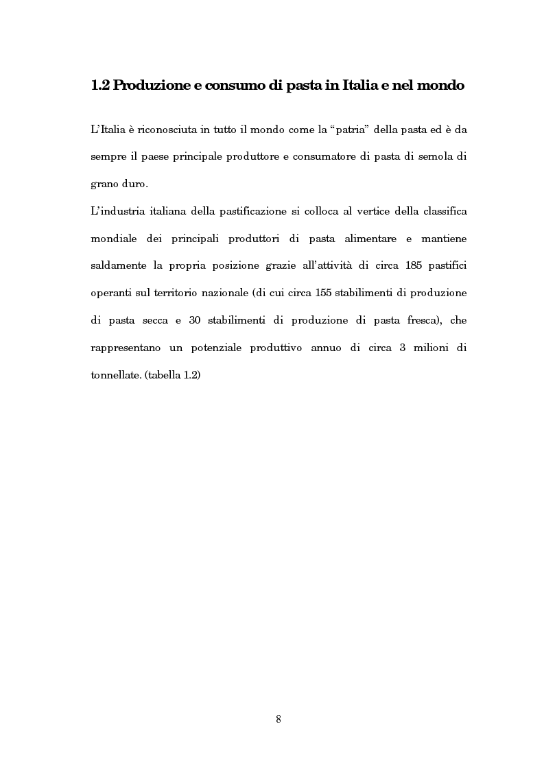 Anteprima della tesi: Caratterizzazione chimica e analisi sensoriale della pasta ottenuta dal farro, Pagina 4