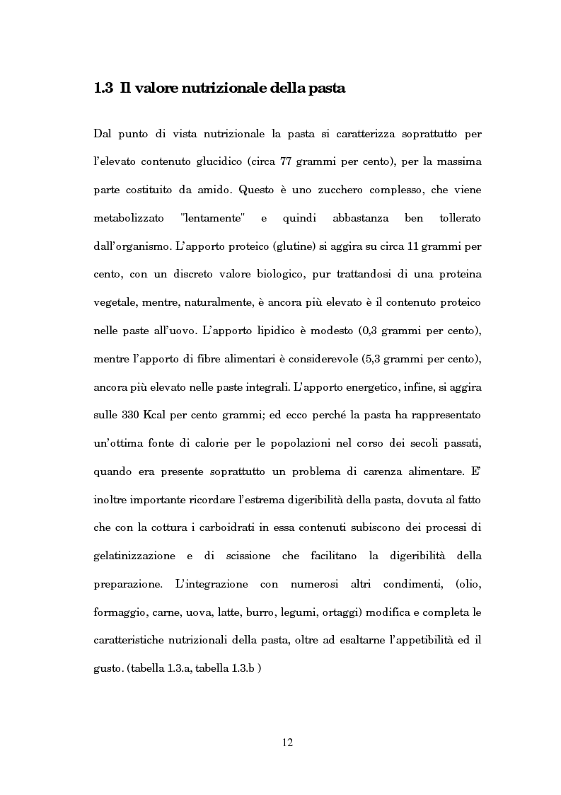 Anteprima della tesi: Caratterizzazione chimica e analisi sensoriale della pasta ottenuta dal farro, Pagina 8