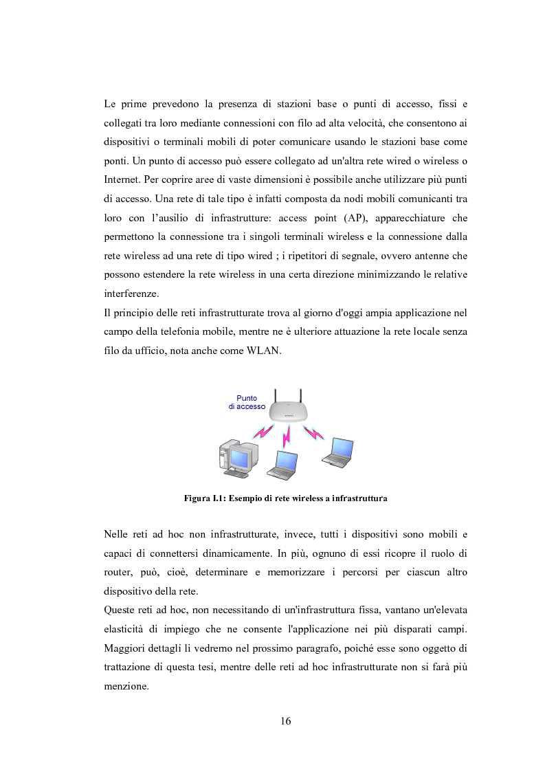 Anteprima della tesi: QSRP: un protocollo di routing per la qualità del servizio in reti ad hoc, Pagina 6