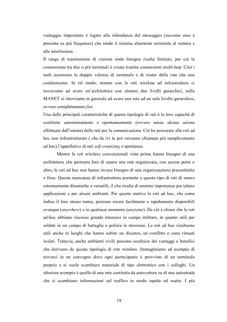 Anteprima della tesi: QSRP: un protocollo di routing per la qualità del servizio in reti ad hoc, Pagina 9