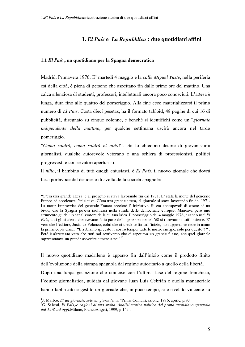 Anteprima della tesi: Il dibattito sull'immigrazione in ''La Repubblica''e ''El País'', Pagina 3