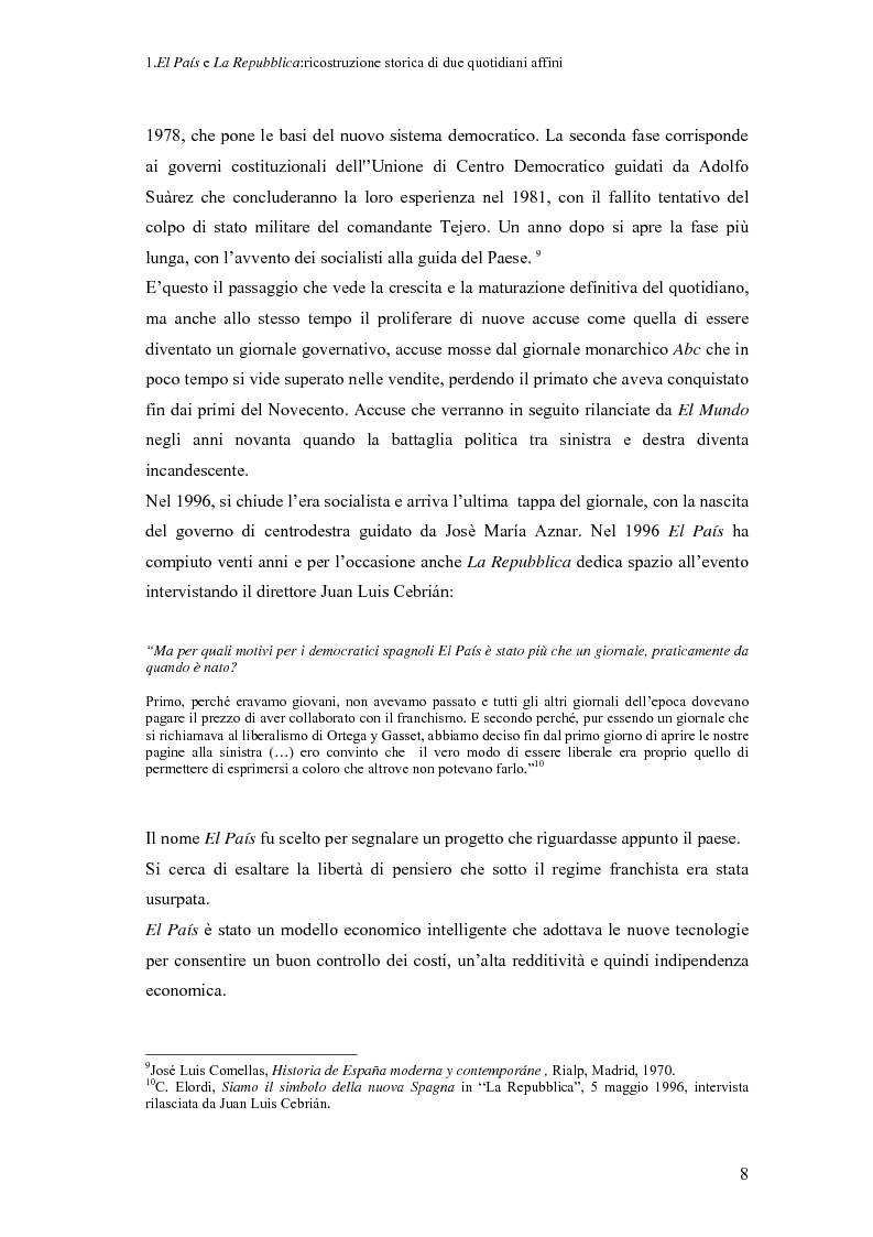 Anteprima della tesi: Il dibattito sull'immigrazione in ''La Repubblica''e ''El País'', Pagina 6