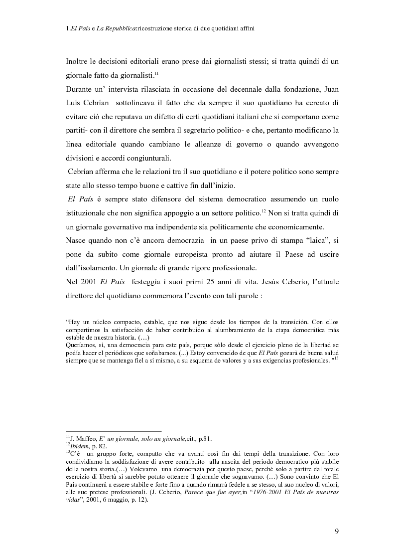 Anteprima della tesi: Il dibattito sull'immigrazione in ''La Repubblica''e ''El País'', Pagina 7