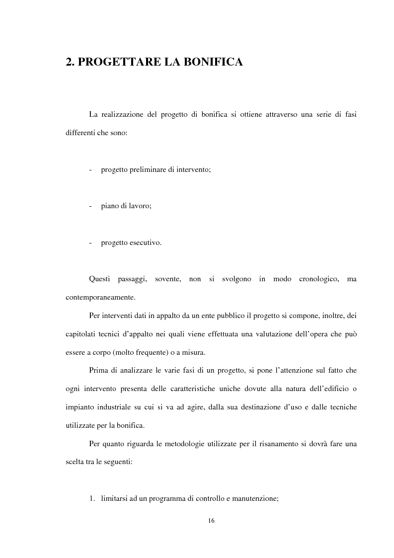 Anteprima della tesi: Problematiche connesse alla bonifica da amianto negli impianti chimici, Pagina 10