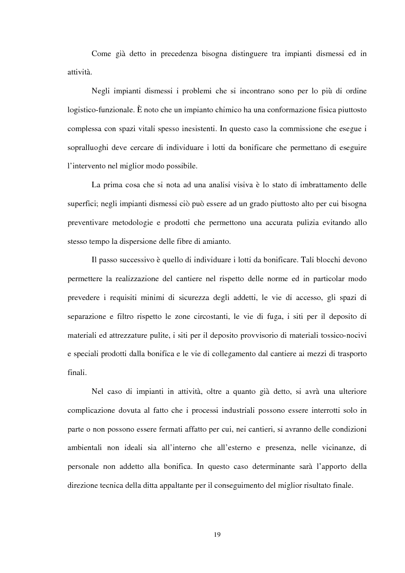 Anteprima della tesi: Problematiche connesse alla bonifica da amianto negli impianti chimici, Pagina 13