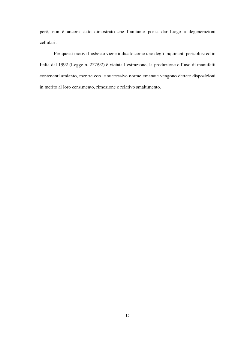 Anteprima della tesi: Problematiche connesse alla bonifica da amianto negli impianti chimici, Pagina 9