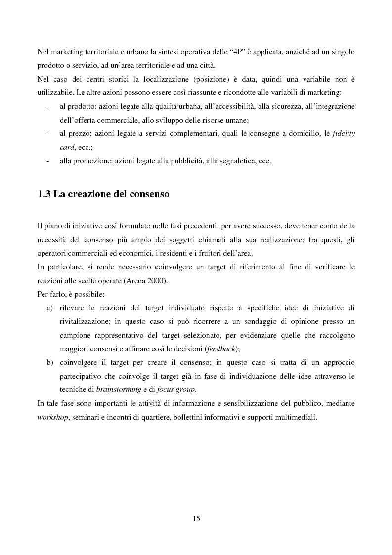 Anteprima della tesi: Marketing urbano e town centre management: esperienze italiane e britanniche a confronto, Pagina 10