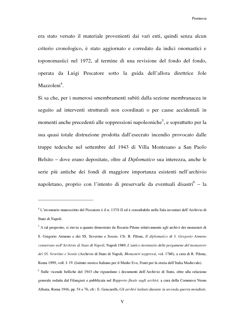 Anteprima della tesi: L'Archivio del monastero di S. Benedetto a Chiaia (Archivio di Stato di Napoli, Corporazioni religiose volumi 1322-1331), Pagina 3