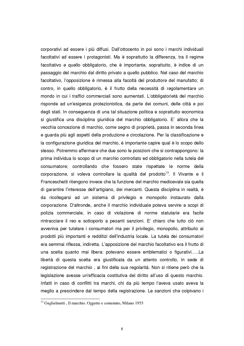 Anteprima della tesi: Il marchio non registrato, Pagina 5