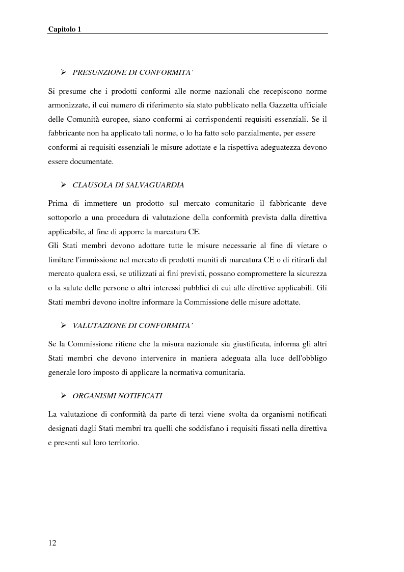 Anteprima della tesi: analisi e applicazione della direttiva R&TTE in un laboratorio di certficazione, Pagina 12