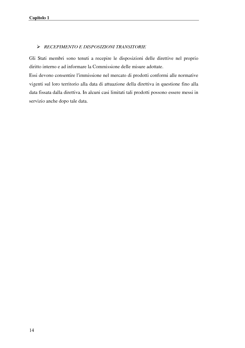 Anteprima della tesi: analisi e applicazione della direttiva R&TTE in un laboratorio di certficazione, Pagina 14