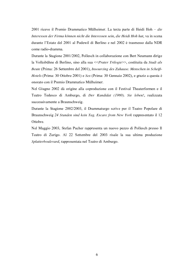 Anteprima della tesi: René Pollesch, Pagina 6