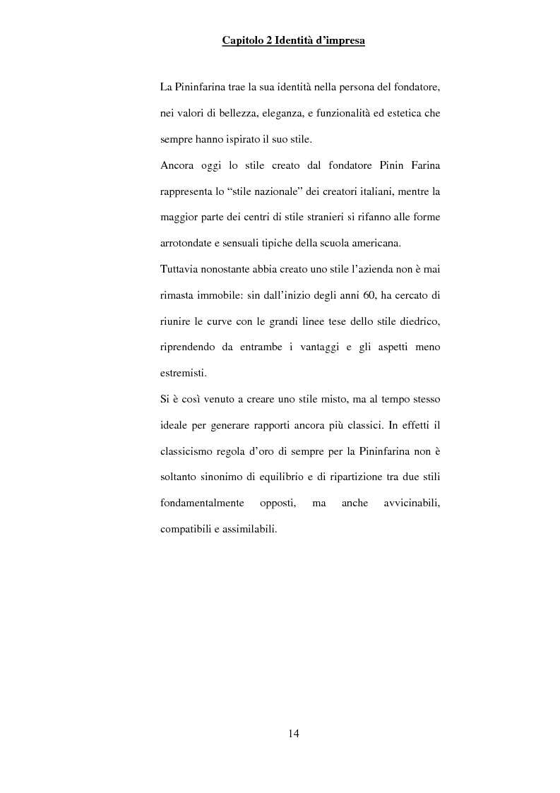 Anteprima della tesi: Pininfarina: la cultura dello stile italiano attraverso il design e la comunicazione, Pagina 10