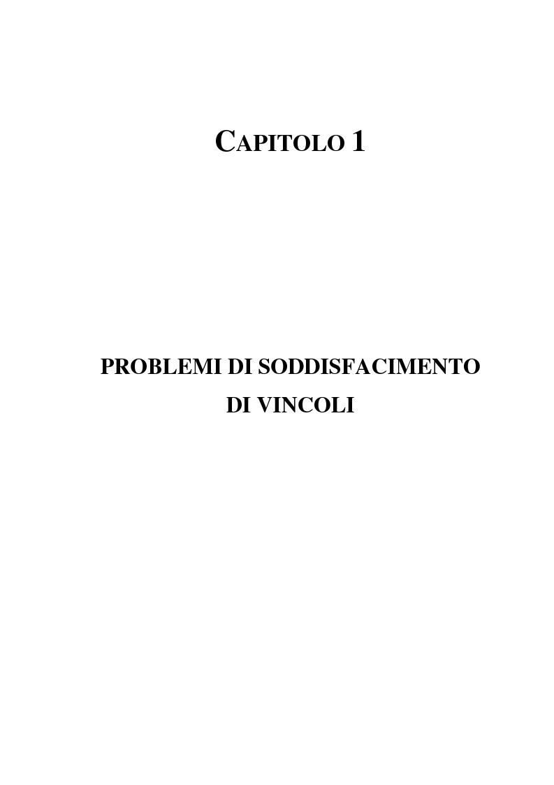 Anteprima della tesi: Determinazione del vincitore nelle aste combinatorie: un approccio a vincoli, Pagina 3
