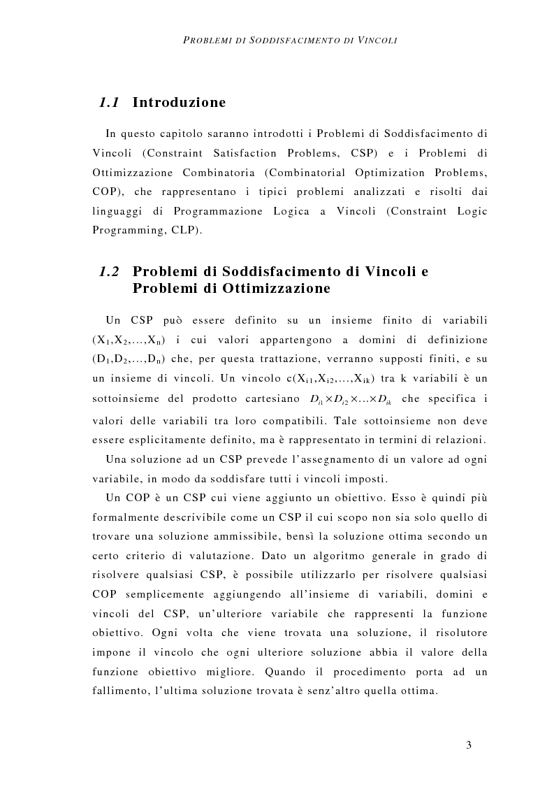 Anteprima della tesi: Determinazione del vincitore nelle aste combinatorie: un approccio a vincoli, Pagina 4