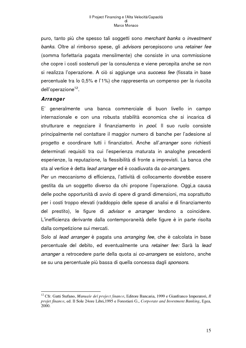 Anteprima della tesi: Il project financing e l'alta velocità/capacità, Pagina 11