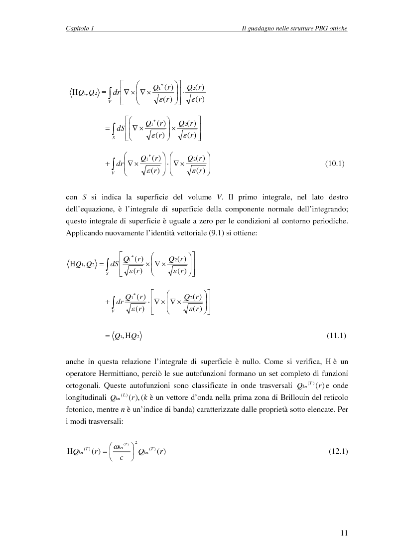 Anteprima della tesi: Studio dell'amplificazione in strutture a banda fotonica proibita, Pagina 10