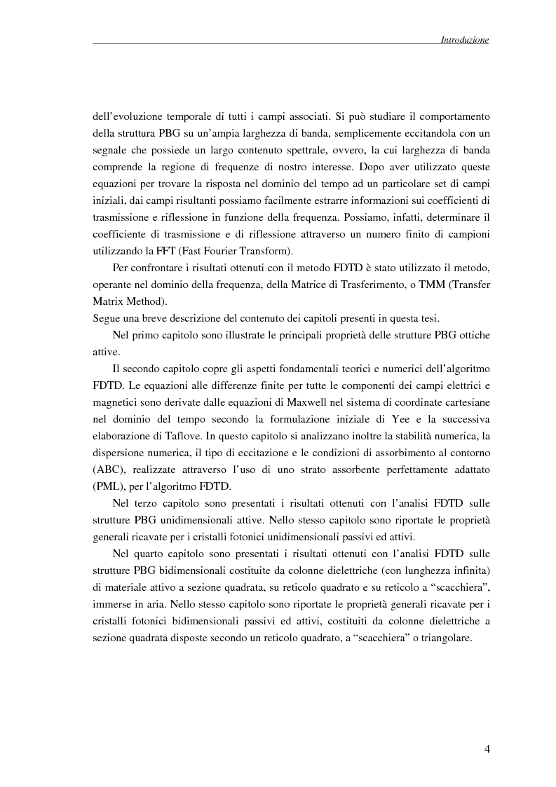 Anteprima della tesi: Studio dell'amplificazione in strutture a banda fotonica proibita, Pagina 3