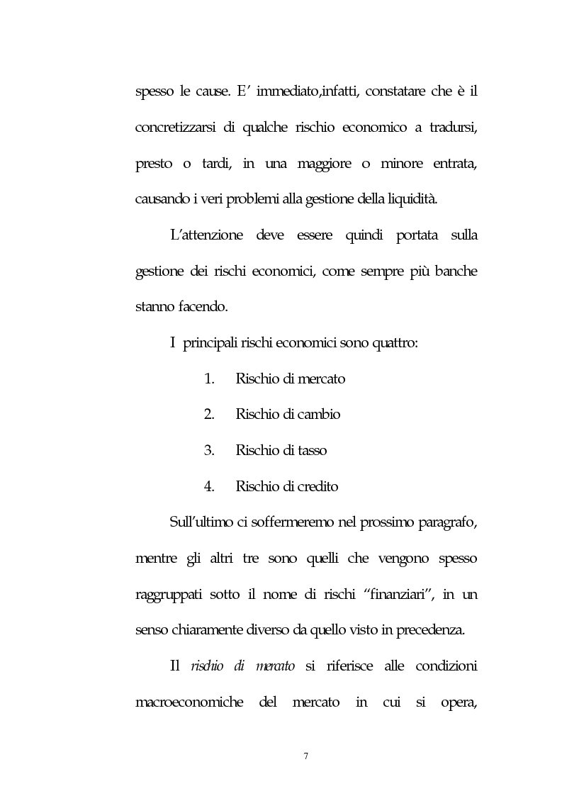 Anteprima della tesi: Il rischio di credito: le metodologie Var, Pagina 5