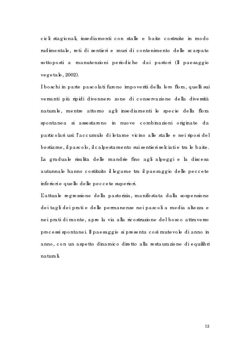 Anteprima della tesi: Utilizzo di tecnologia GIS per l'analisi di alpeggi e malghe in Alta Valtellina, Pagina 6