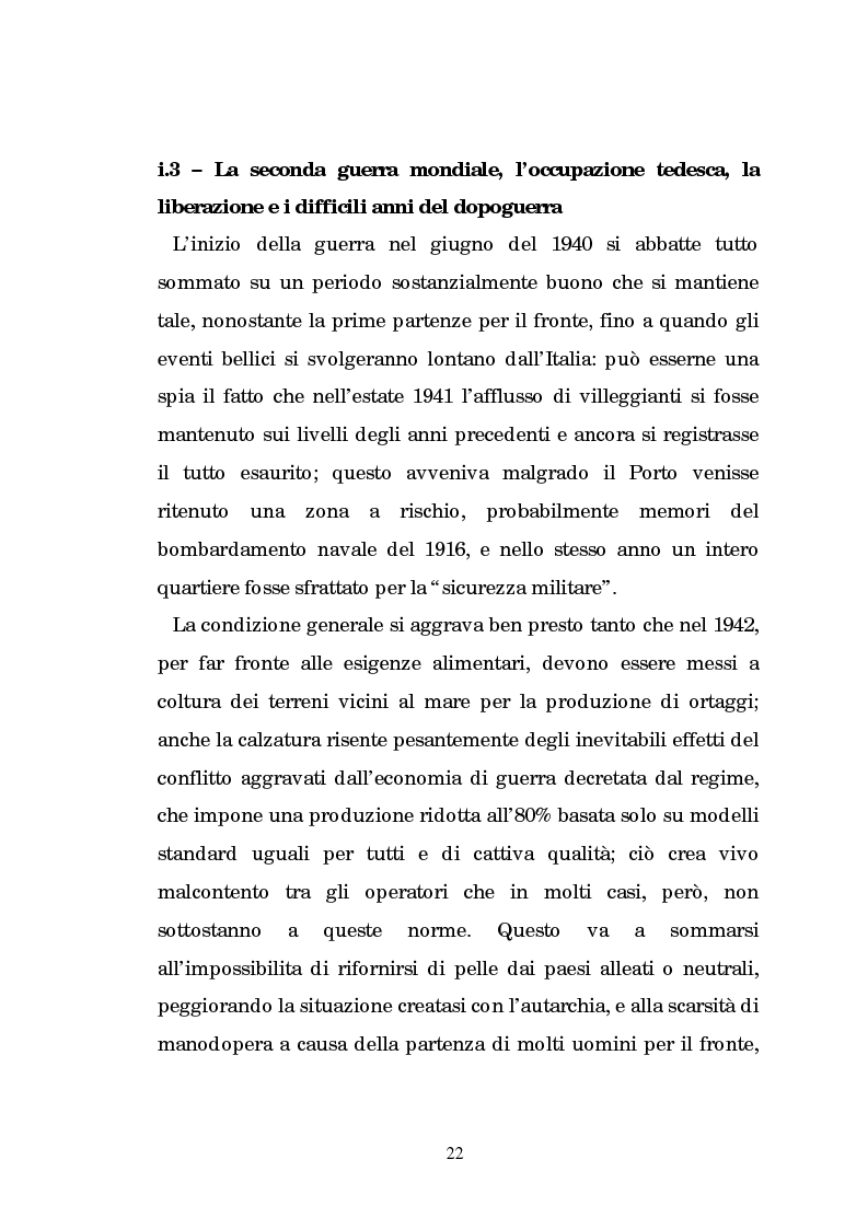 Anteprima della tesi: Un centro calzaturiero delle Marche: Porto Sant'Elpidio dal secondo dopoguerra ad oggi, Pagina 12