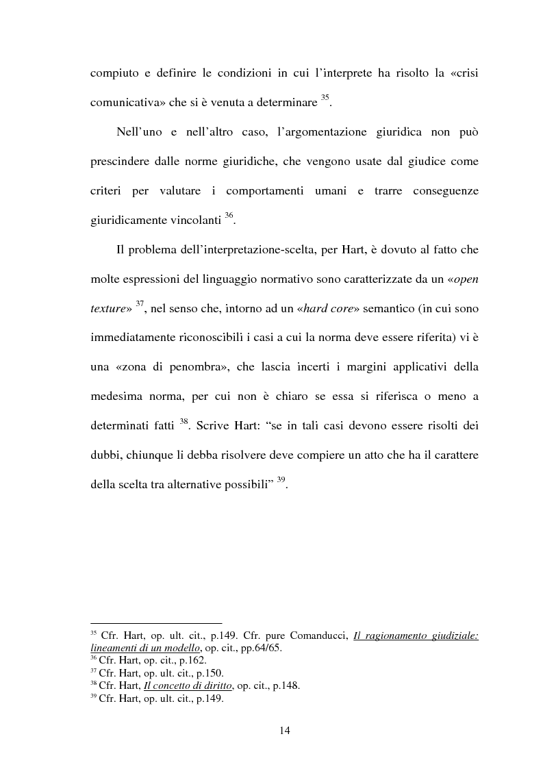 Anteprima della tesi: La Giustificazione. Motivazione e argomentazione nelle decisioni giudiziarie, Pagina 11