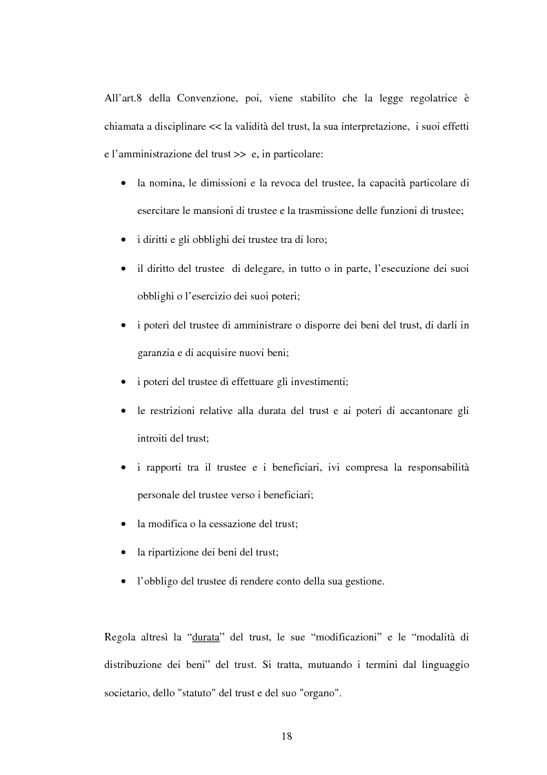 Anteprima della tesi: Il trust e la Convenzione de l'Aja del 1985 (L.364/89), Pagina 5