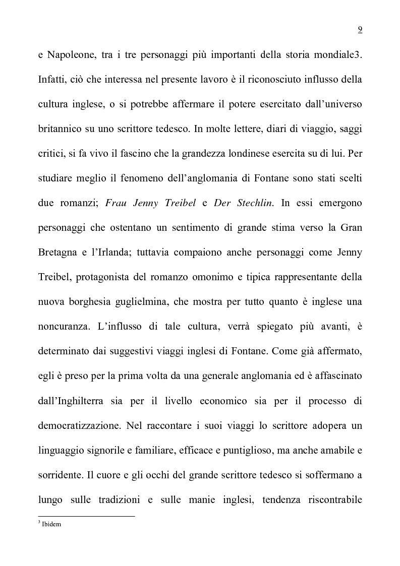 Anteprima della tesi: L'anglofilia nel romanzo tedesco di Fontane "Frau Jenny Treibel"., Pagina 4