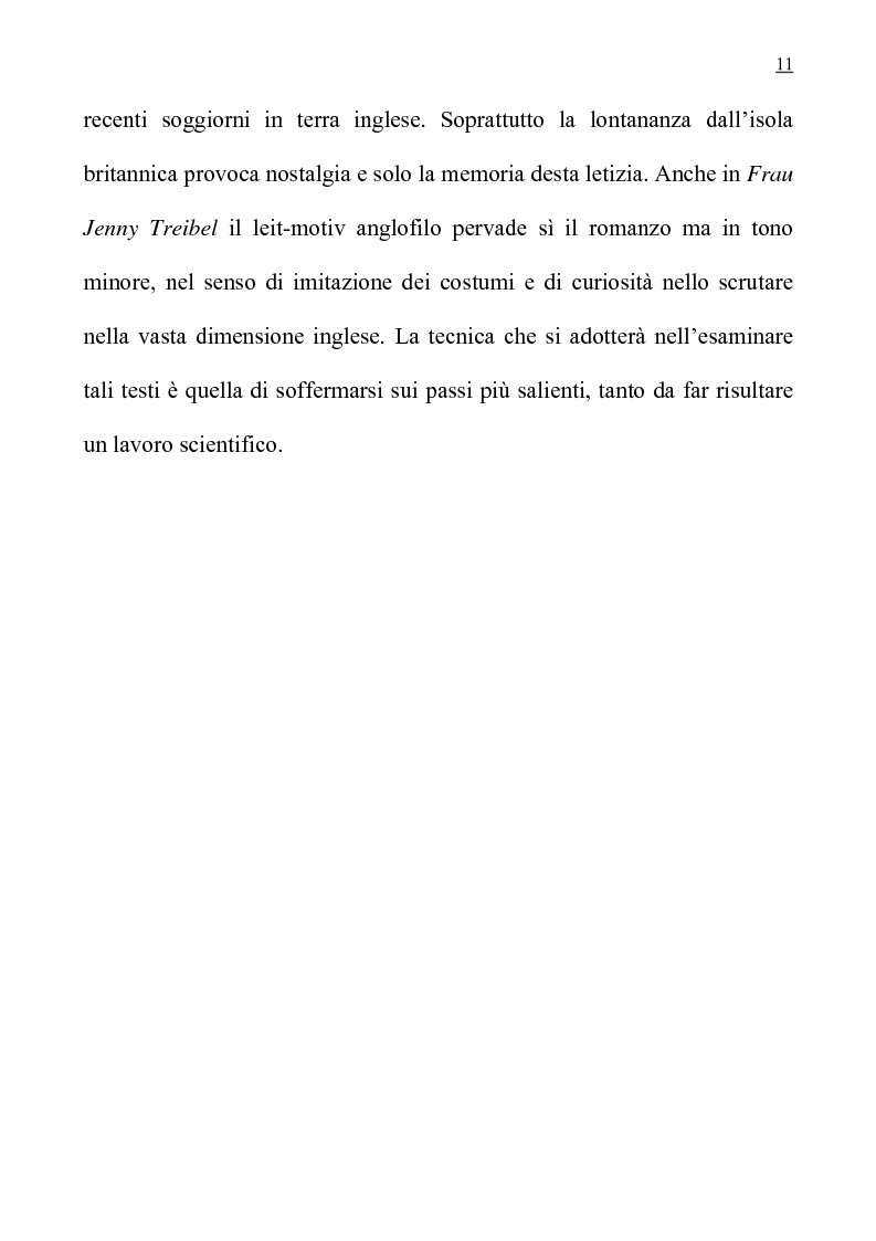Anteprima della tesi: L'anglofilia nel romanzo tedesco di Fontane "Frau Jenny Treibel"., Pagina 6
